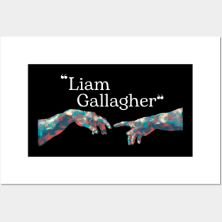 Liam Gallagher // Hand Colour Posters and Art